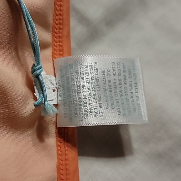 NWT MEDIUM COVERAGE HIPSTER swim bathing suit bottom sherbert orange - Picture 5 of 7